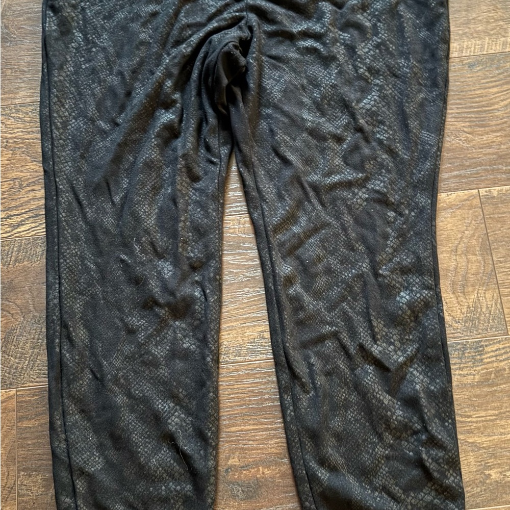 INC International Concepts Black Elastic Waist Pants